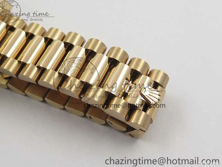 0111 Sophisticated Day-Date 36 RG 128239 Bp Maker Best Edition Silver Dial on RG President Bracelet 3132